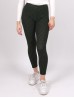 Green Polka Dots Print Stretchy Legging